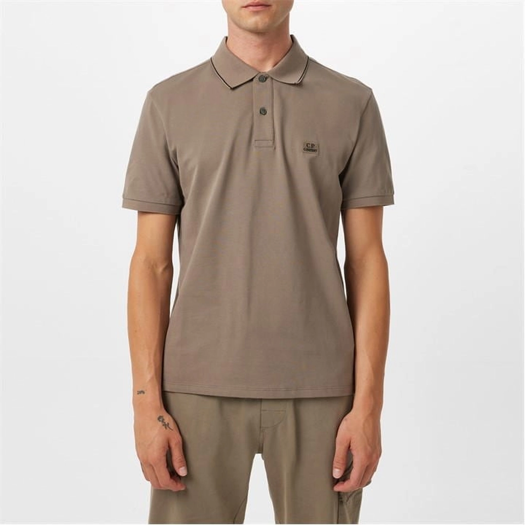 CP Company Polo Shirt - Brown